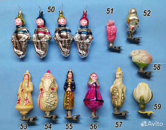 Новогодние елочные игрушки советские СССР