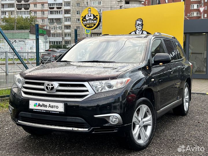 Toyota Highlander 3.5 AT, 2013, 225 000 км