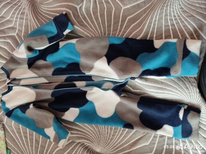 Комбинезон флисовый для новорождённого, 74 размер