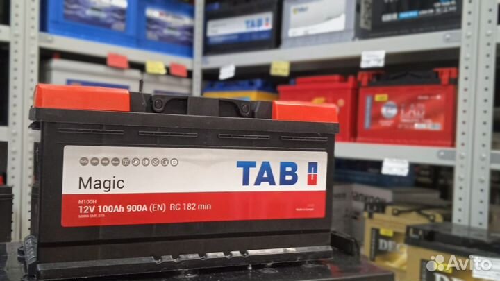 Аккумулятор автомобильный TAB 100 ач