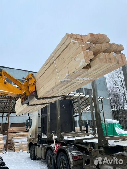 Брус обрезной 100х200х6000мм ГОСТ