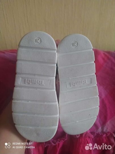 Босоножки для девочки, 26 размер, новые