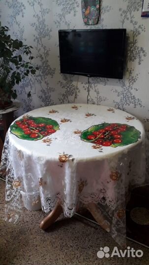 Скатерть овальный стол