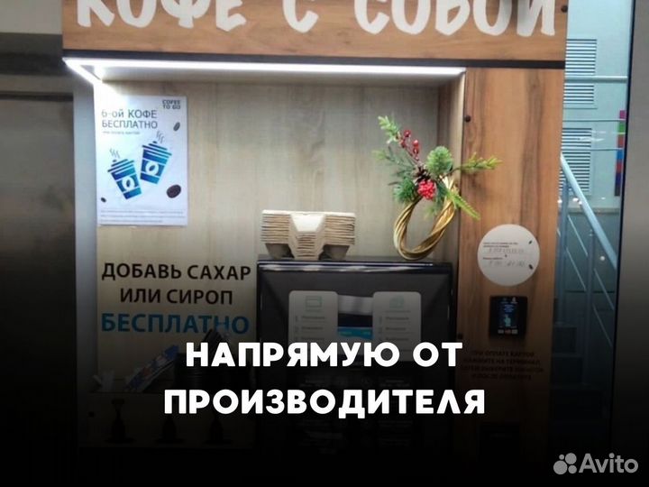 Кофейня самообслуживания. Рассрочка/Карта