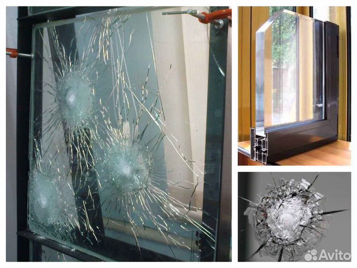 Ремонт окон, стеклопакет Эконом RAL3316