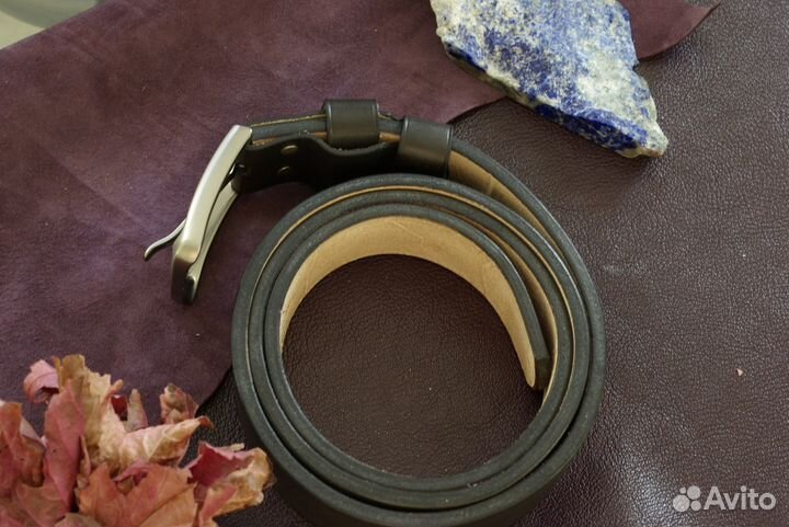 Ремень из кожи буйвола. Ручная работа. На заказ