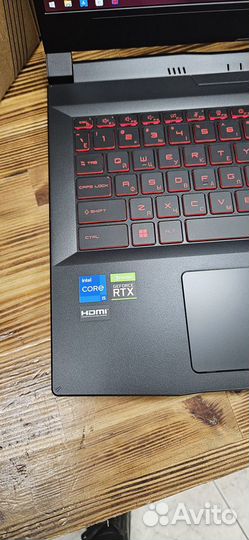 Игровой ноутбук MSI i5-12450h RTX3060 15,6 240Ghz