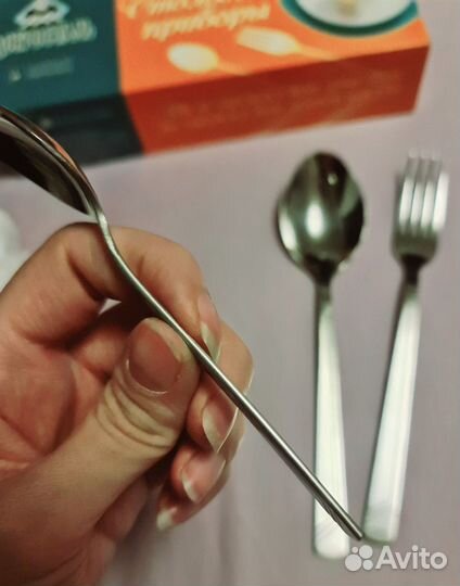 Набор столовых приборов новый 6 персон