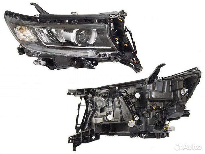 Фара toyota land cruiser prado 150 17- RH LED S