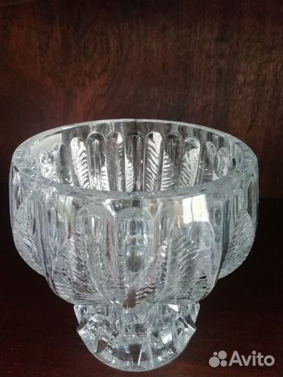 Хрустальная ваза чехия