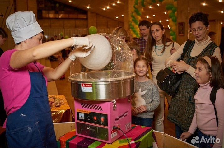 Аквагрим и сладкая вата на праздник