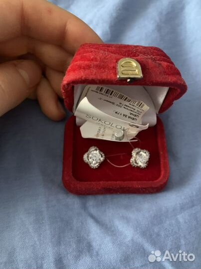 Серебряные серьги