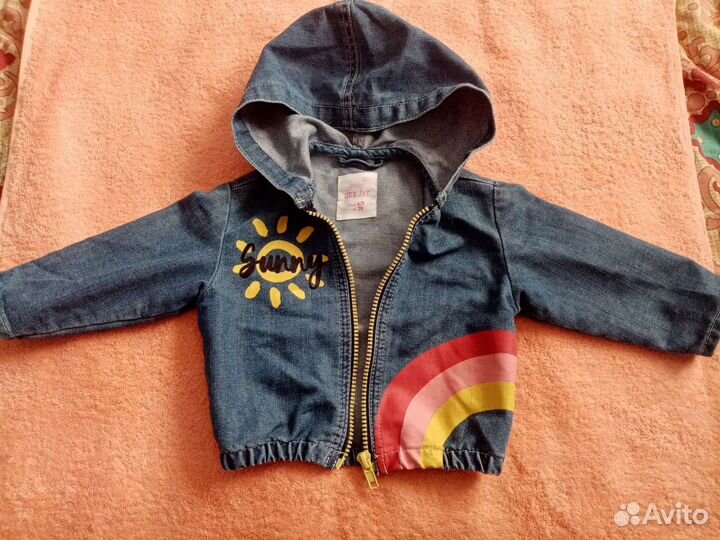 Джинсовая куртка для девочки