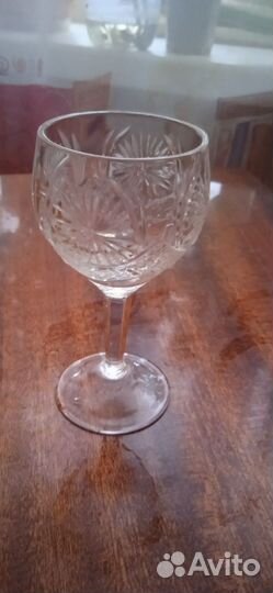 Бокалы, фужеры, рюмка хрустальные