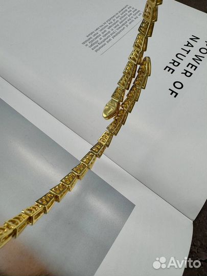 Колье bulgari serpenti змея