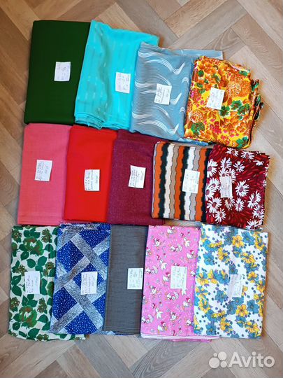 Отрезы советских тканей