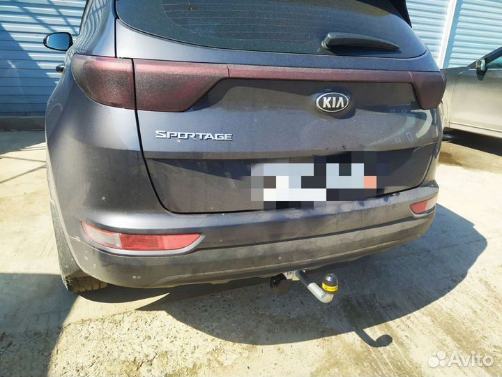 Фаркоп на Kia Sportage 2016-2018 с оцинк. шаром