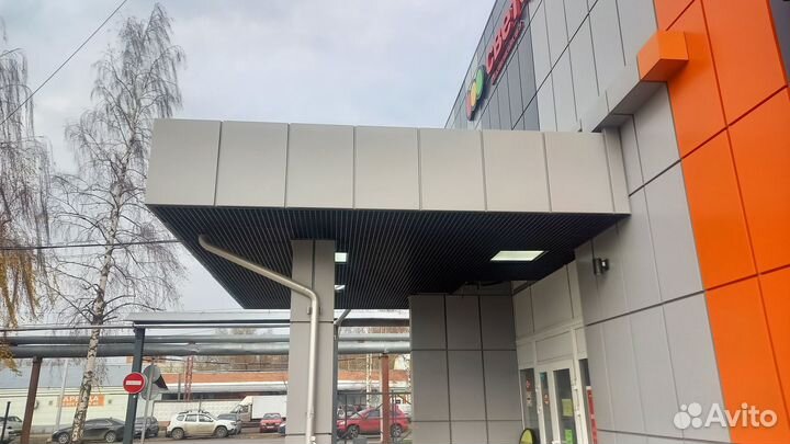 Вентилируемый фасад с облицовкой кассетами