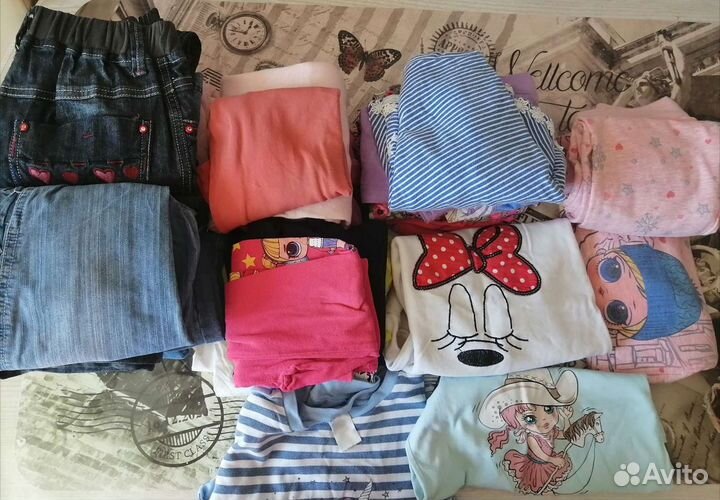 Детские вещи на девочку 4-6