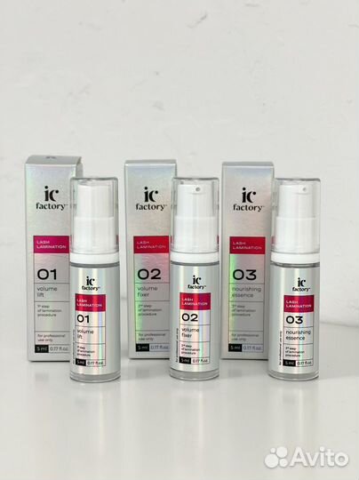 Составы ламинирования ресниц IC factory