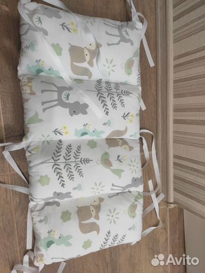 Бортики в детскую кроватку бу