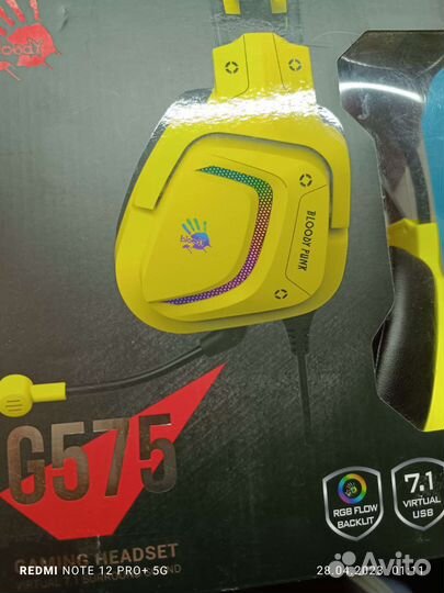 Игровая гарнитура A4Tech Bloody G575