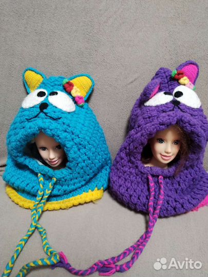 Шапка шлем зимняя