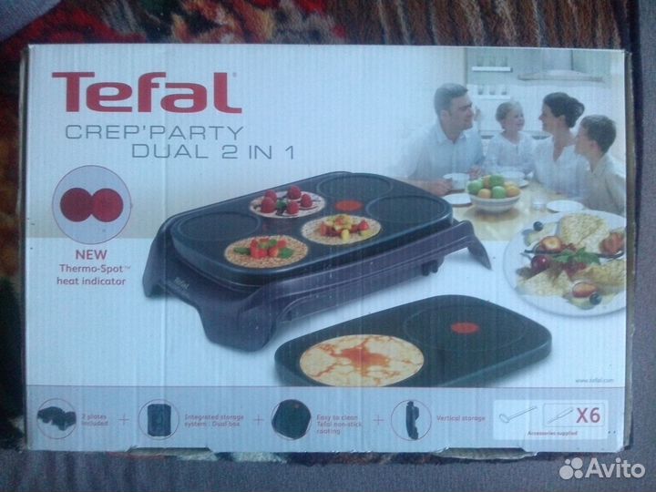 Электрическая блинница-гриль Tefal (France)