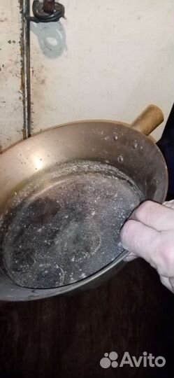 Таз для варки варенья латунный