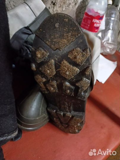 Сапоги для зимней рыбалки с шипами