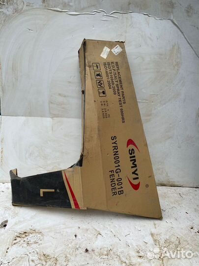 Крыло переднее левое renault logan 1