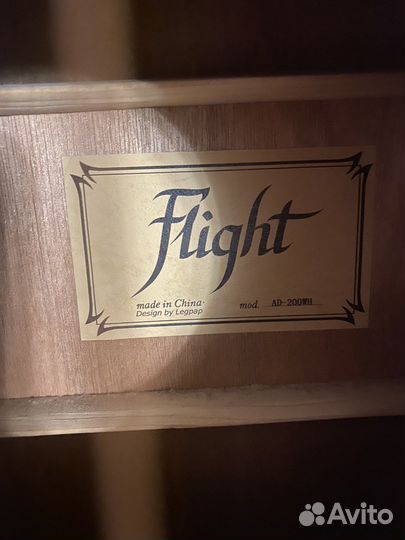 Акустическая гитара flight