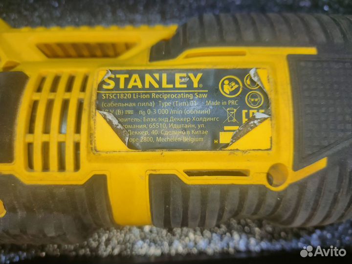 Сабельная пила stanley stsc1820