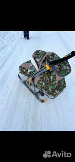 Детские санки коляска бу