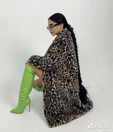 Эко шуба (леопард)