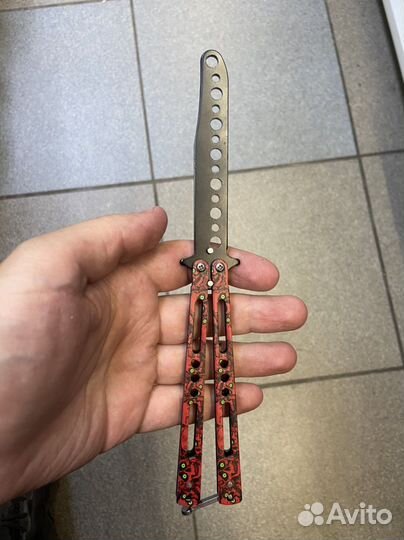 Нож бабочка тренировочный