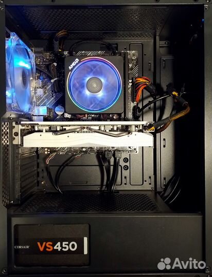 Игровой пк Ryzen 7 2700X/16GB/RX 580 8GB/SSD+HDD