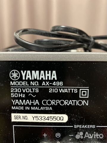 Yamaha ax-496 интегральный усилитель