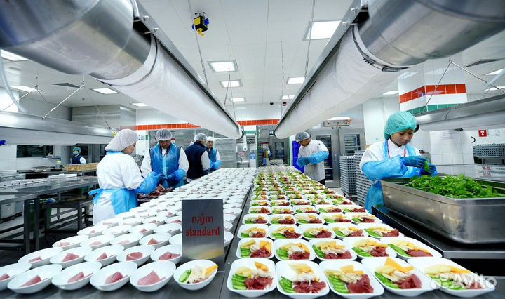 Упаковщики на пищевое производство