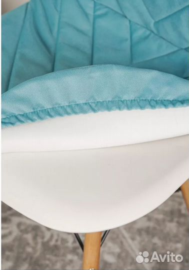 Чехлы на стул eames. Бирюзовые