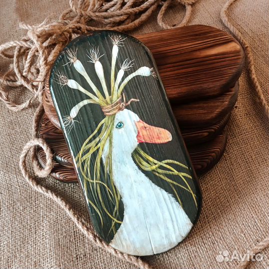 Сервировочная доска Гусь для подачи