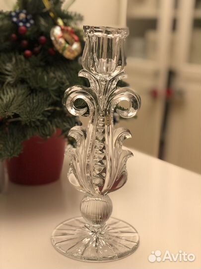 Подсвечник хрустальный СССР