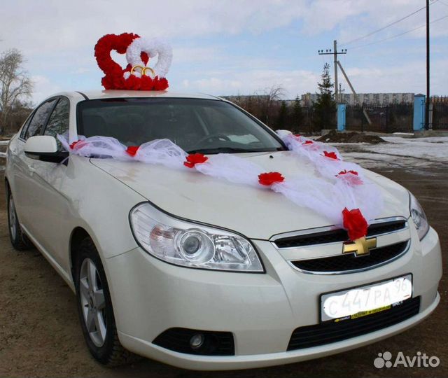 Свадебные украшения на машину