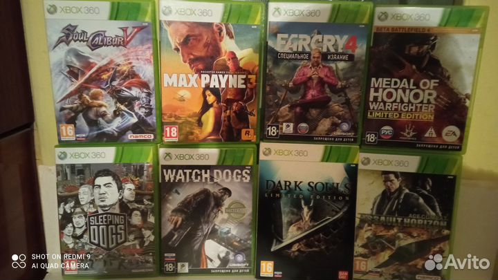 Диски лицензионные Xbox 360 и другое