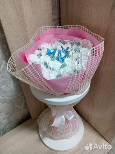 Съедобный букет из зефира