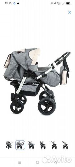 Коляска трансформер. В хорошем состоянии