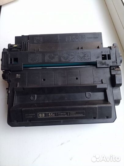 Картриджи HP 55X, 15A пустые