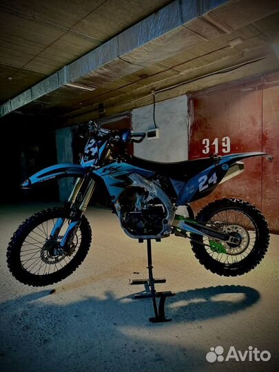 Kawasaki kx450f кроссовый мотоцикл