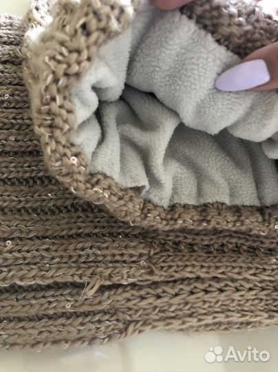 Комплект шапка и шарф женские