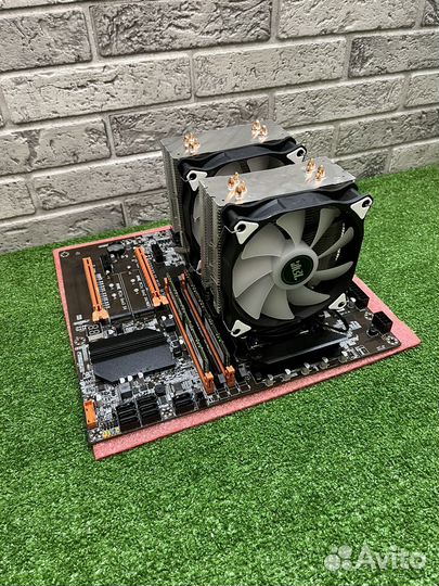 Двух проц. комплект 2*xeon 2666v3 + DDR4 64Gb